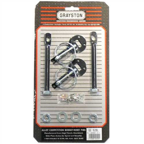 Bonnet Pin Kit
